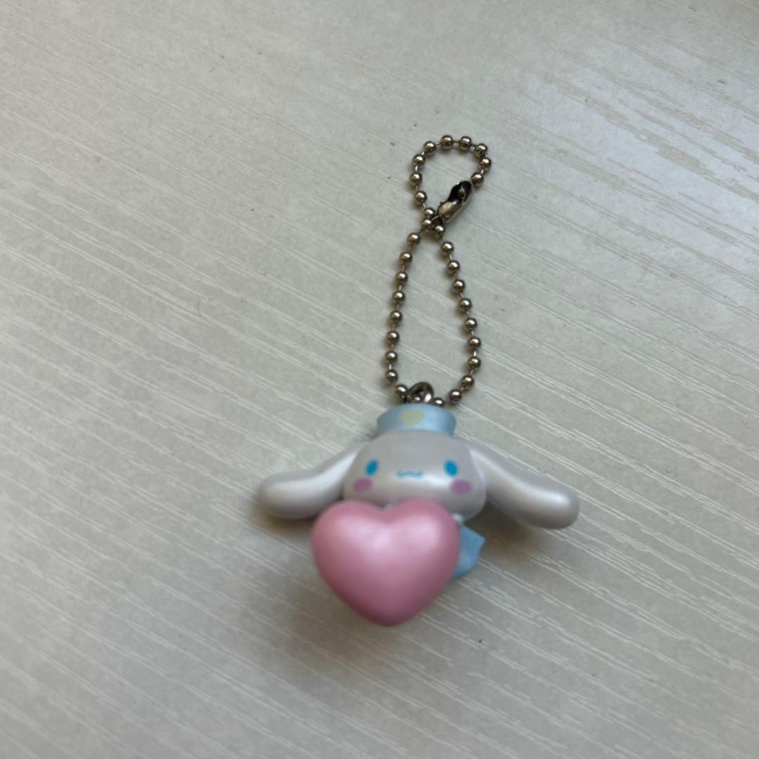 ウサギのハートキーホルダー