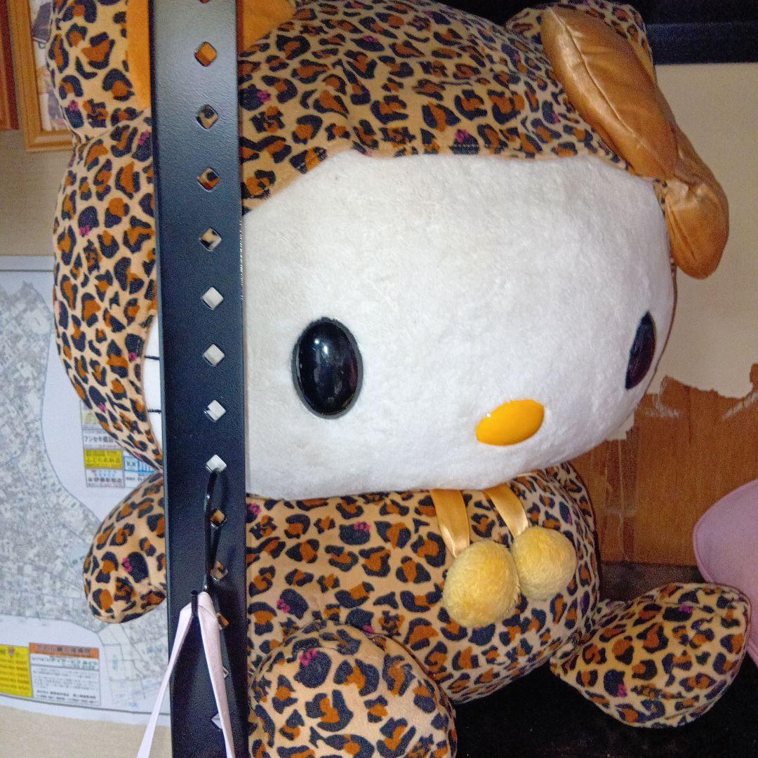 ハローキティ 2005年ヒョウ柄 ぬいぐるみ 大きめレトロレアビンテージ