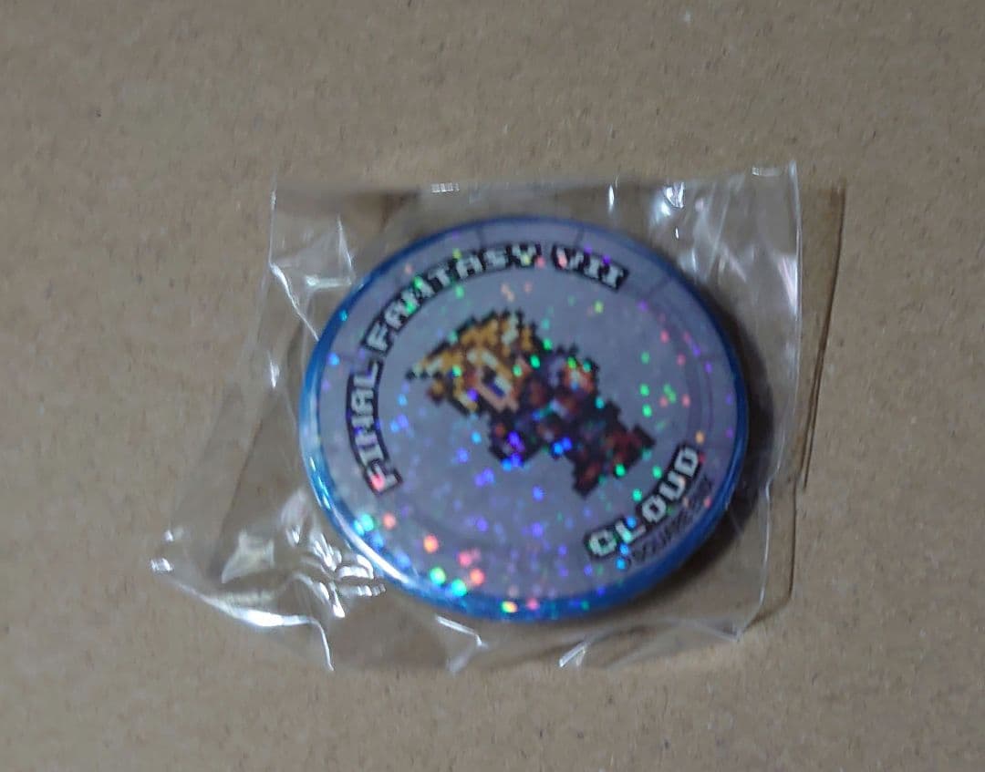 FF7 ファイナルファンタジー クラウド レコードキーパー 缶バッジ レア