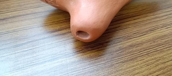 Y 【長期保管品】 火山のオカリーナ オカリナ ハンドメイド 木箱入り 説明書付