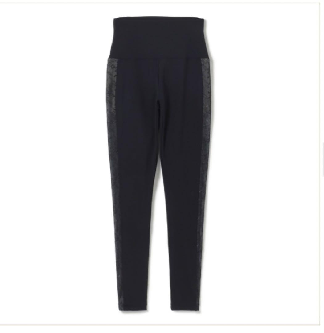 チャコットバランス　サイドレースコンビレギンス　ブラックM新品ヨガ　ピラティス