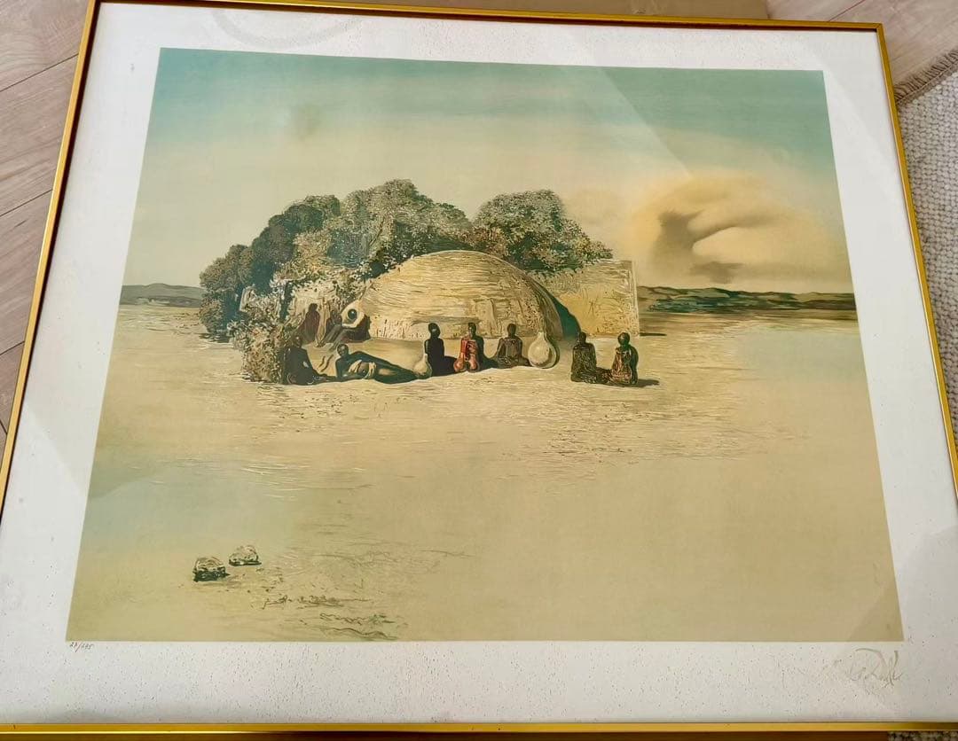 サルバドール・ダリ「Paranoiac Face」額装 版画 #207-6