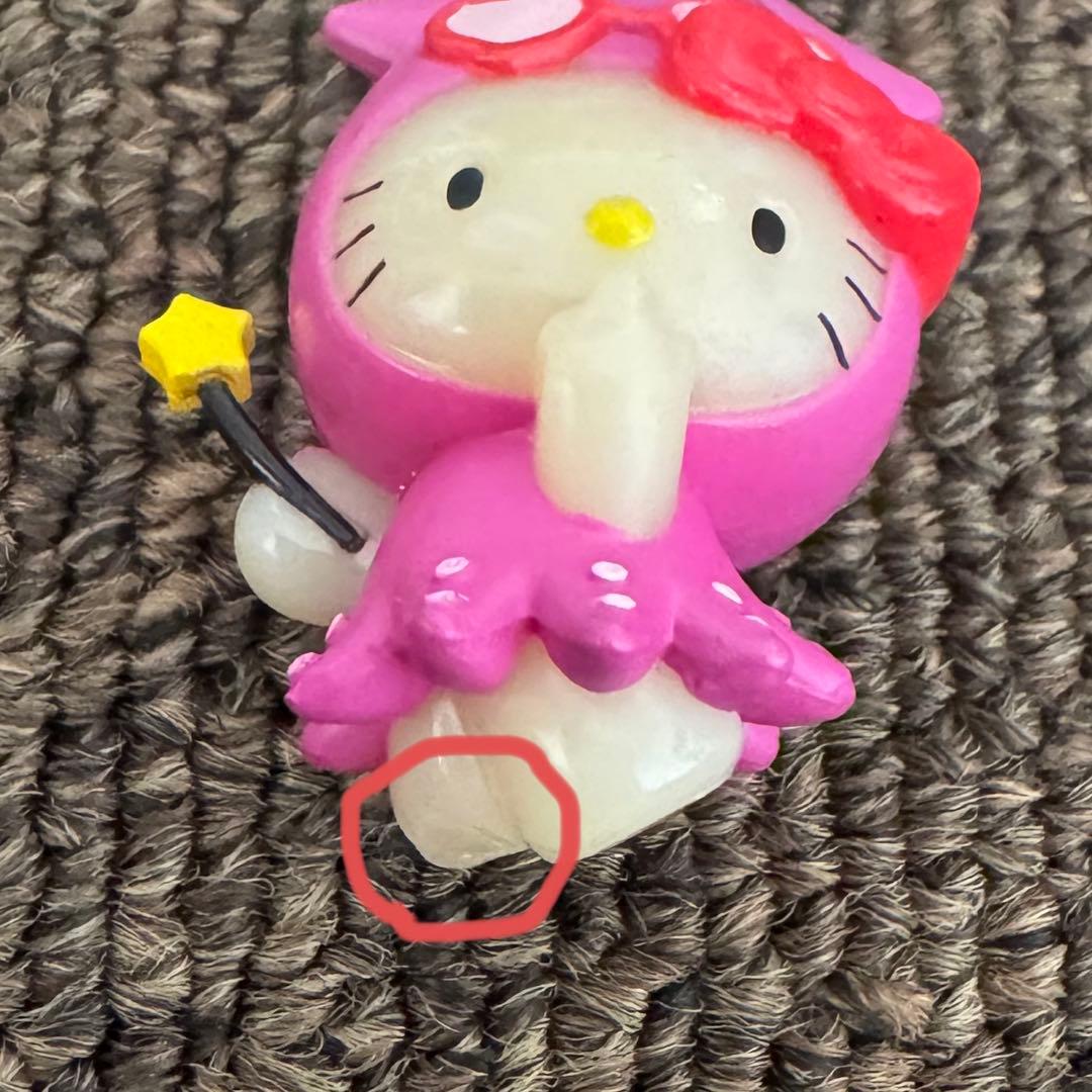 富山限定　ご当地キティホタルイカ蓄光キーホルダー