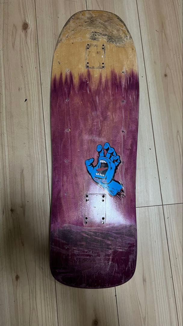 スケボーデッキ2本、トラックセット(バラ売り不可)