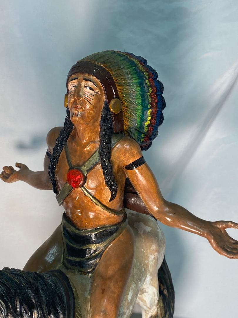 2672❣️ 店舗用　ネイティブアメリカン　オブジェ