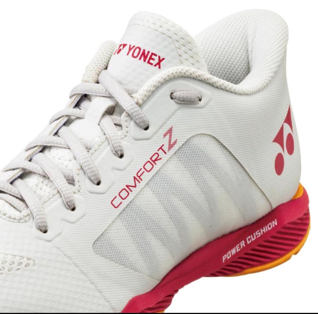 ヨネックス　バドミントンシューズ　パワークッション　コンフォートZ 白　24.5
