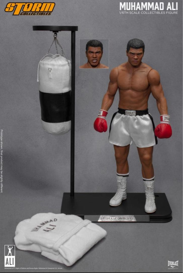 貴重品　モハメドアリ1/6 コレクティブルフィギュア