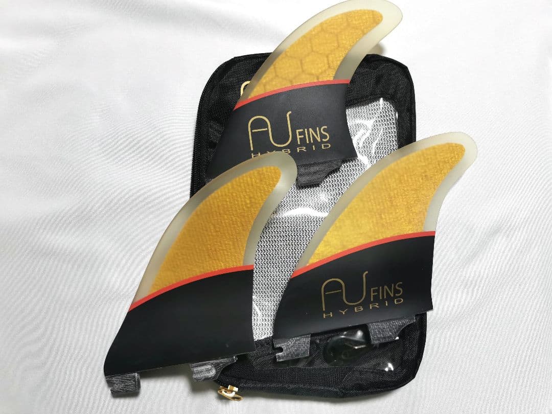 AUフィン AUfins FCS2 トライフィン ブラックイエロー スラスター