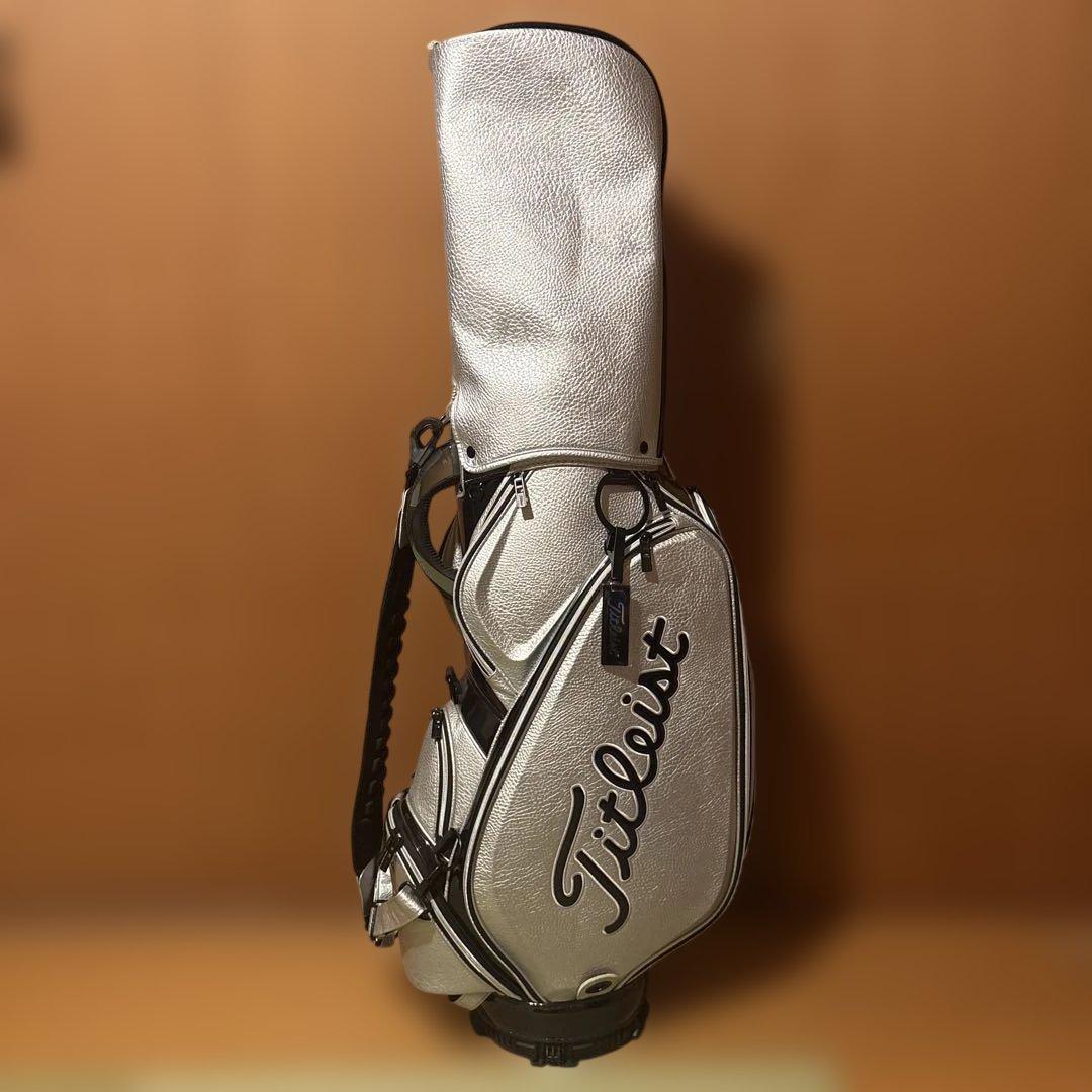 Titleist シルバー キャディバッグ