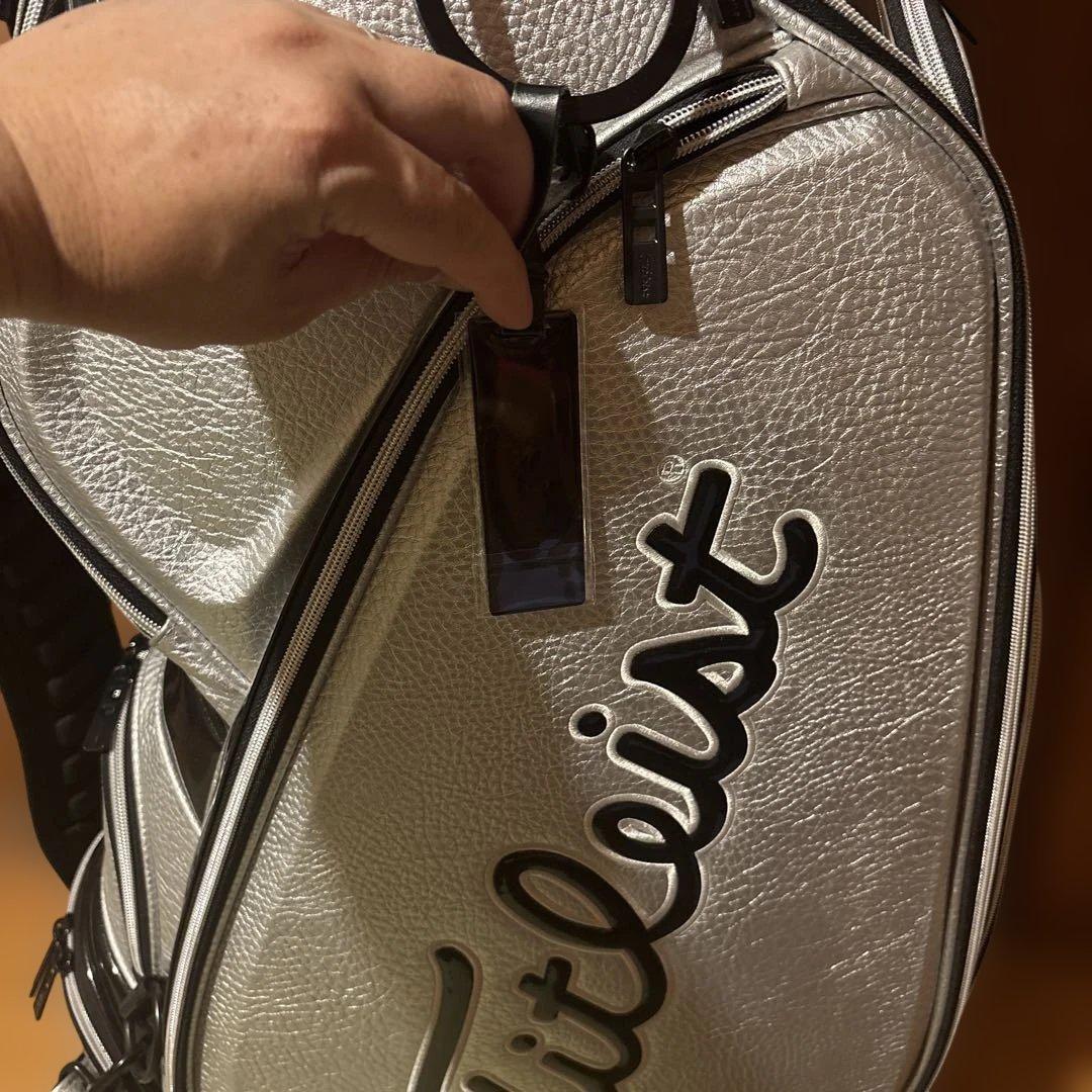 Titleist シルバー キャディバッグ