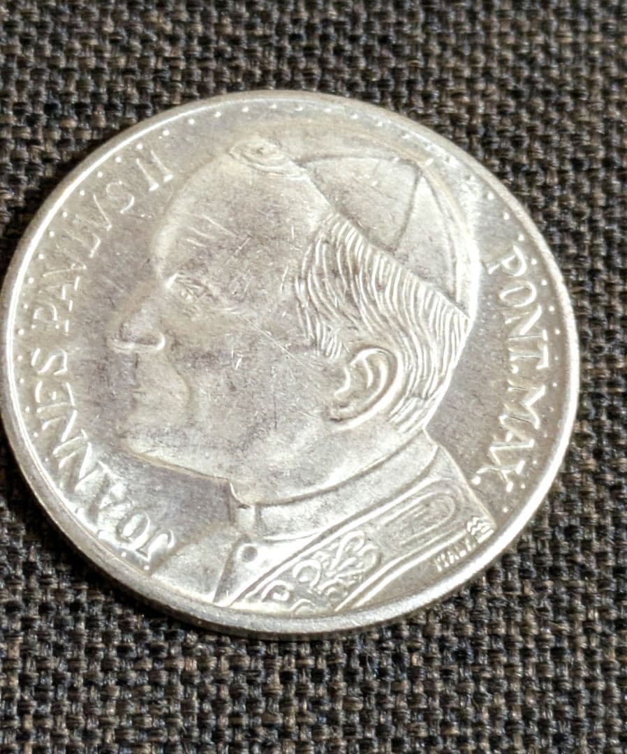 ヨハネ・パウロ2世 記念メダル 3枚セット SV900 銀製