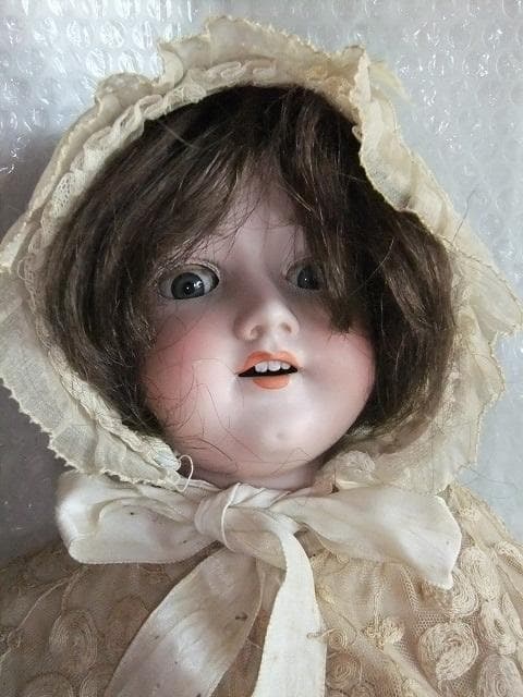 アンティークドール　 アーモンドマルセルュ ビスクドール　1890年頃