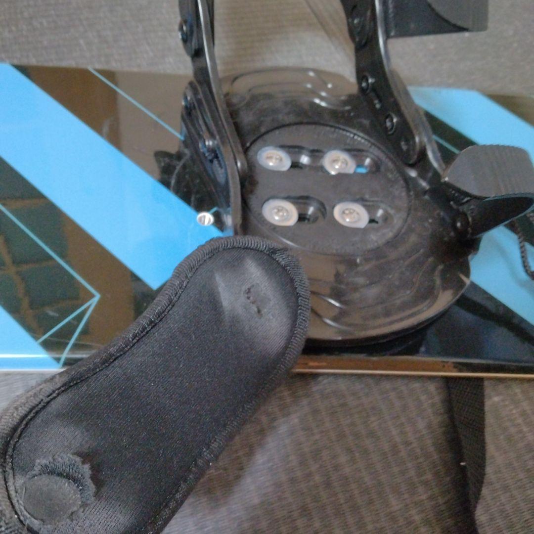 DUB ジュニアスノーボード110cm ビンディング 滑り止め＆コード付