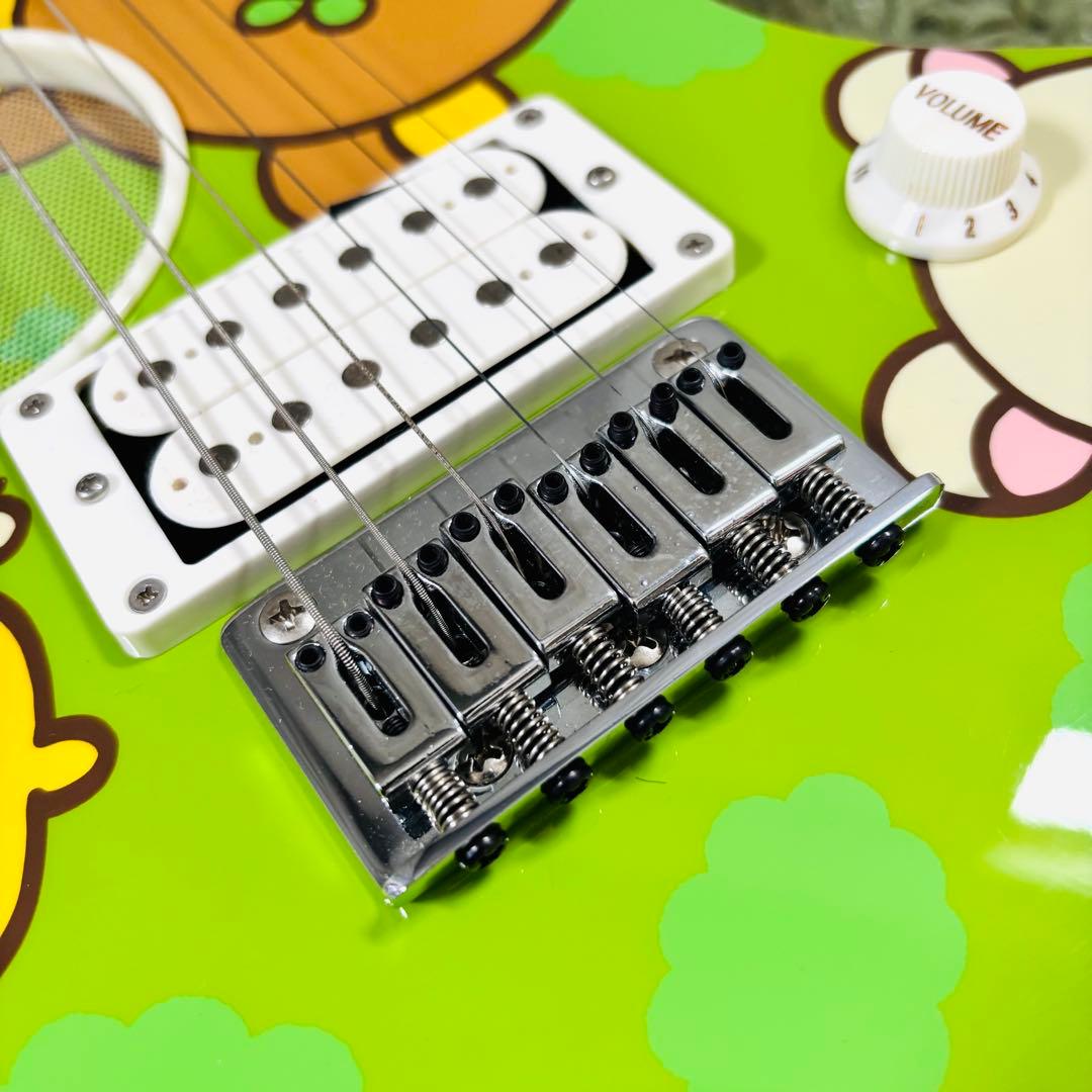 フェルナンデス ZO-3 リラックマ エレキギター ピンク ケース ピック付き