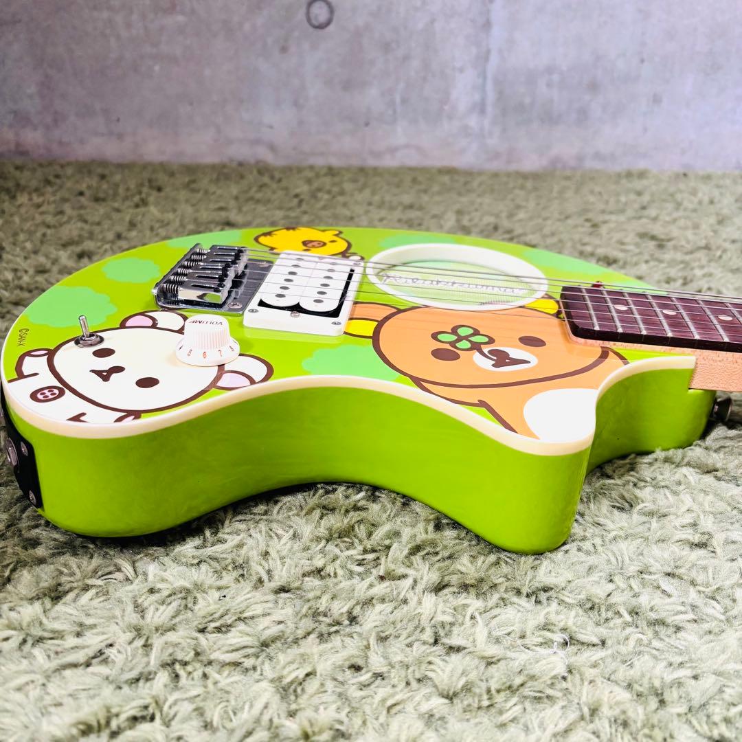 フェルナンデス ZO-3 リラックマ エレキギター ピンク ケース ピック付き