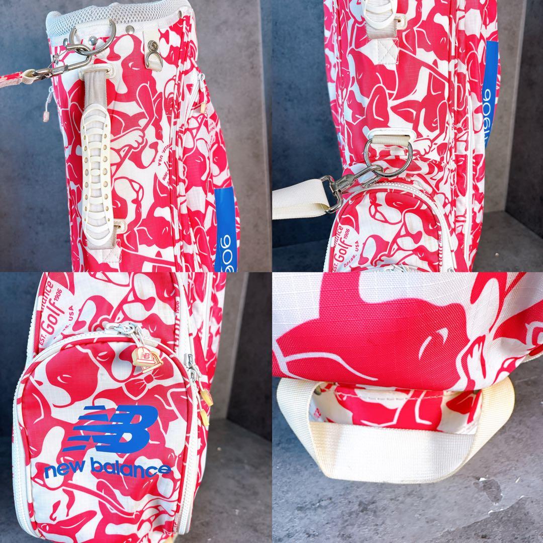 8.5型スタンド式キャディバッグ　NewBalanceニューバランス軽量　可愛い