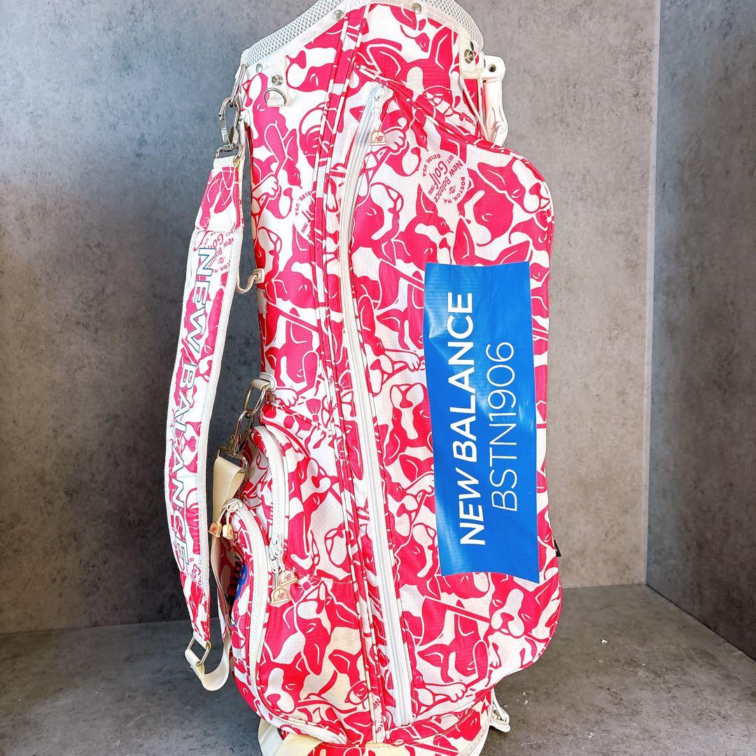 8.5型スタンド式キャディバッグ　NewBalanceニューバランス軽量　可愛い