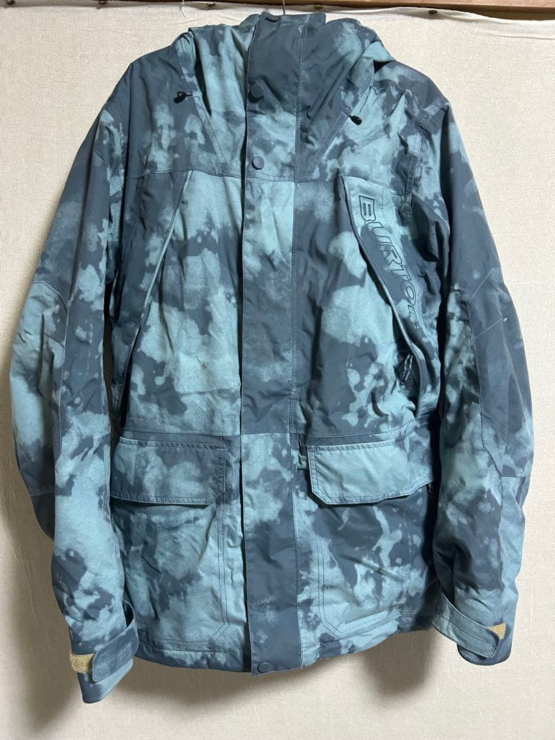 Burton 青迷彩　スノーボードウェア　スキーウェア　メンズ
