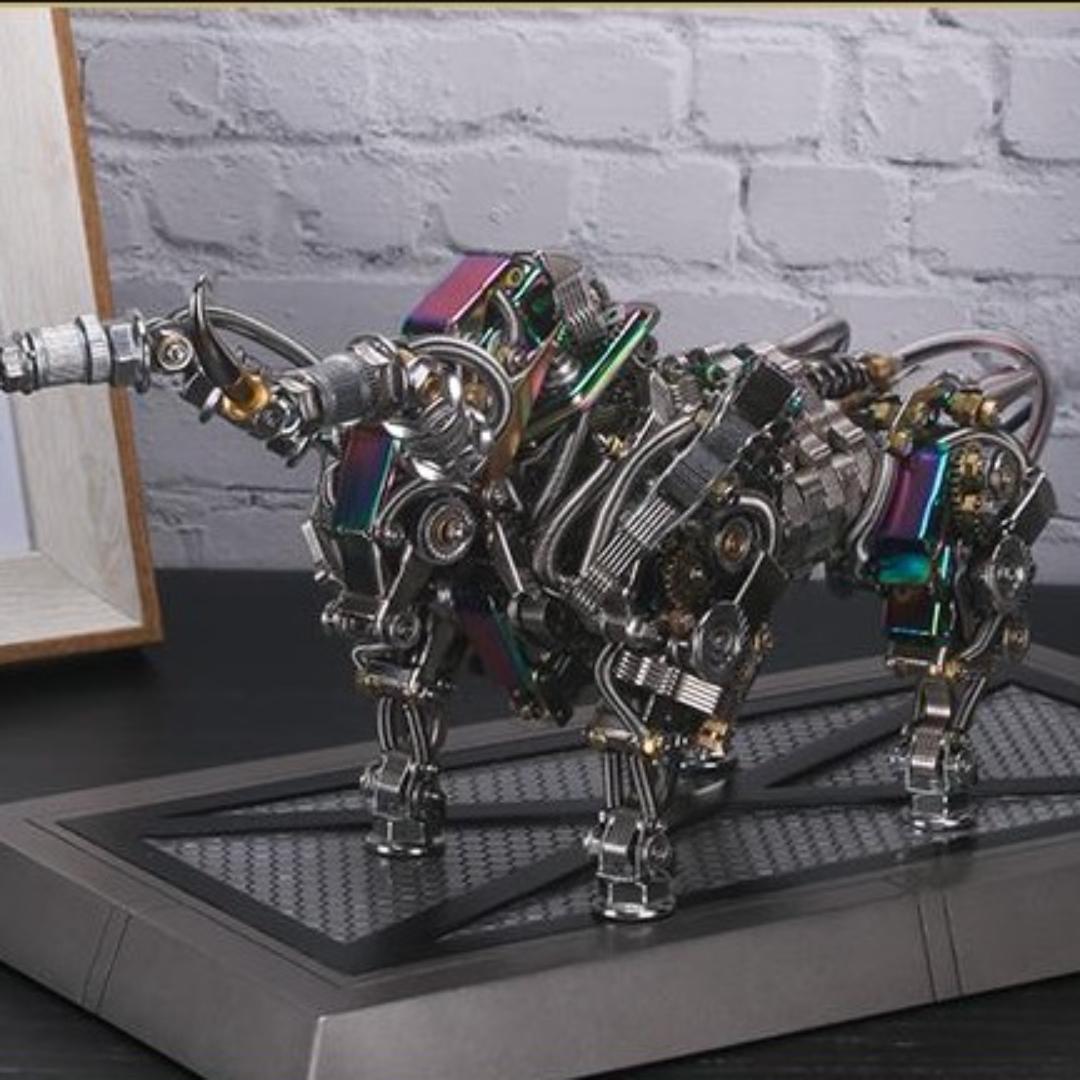 未組立品　3Ｄステンレス鋼組立メカ　木牛流馬