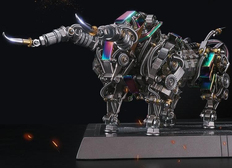 未組立品　3Ｄステンレス鋼組立メカ　木牛流馬