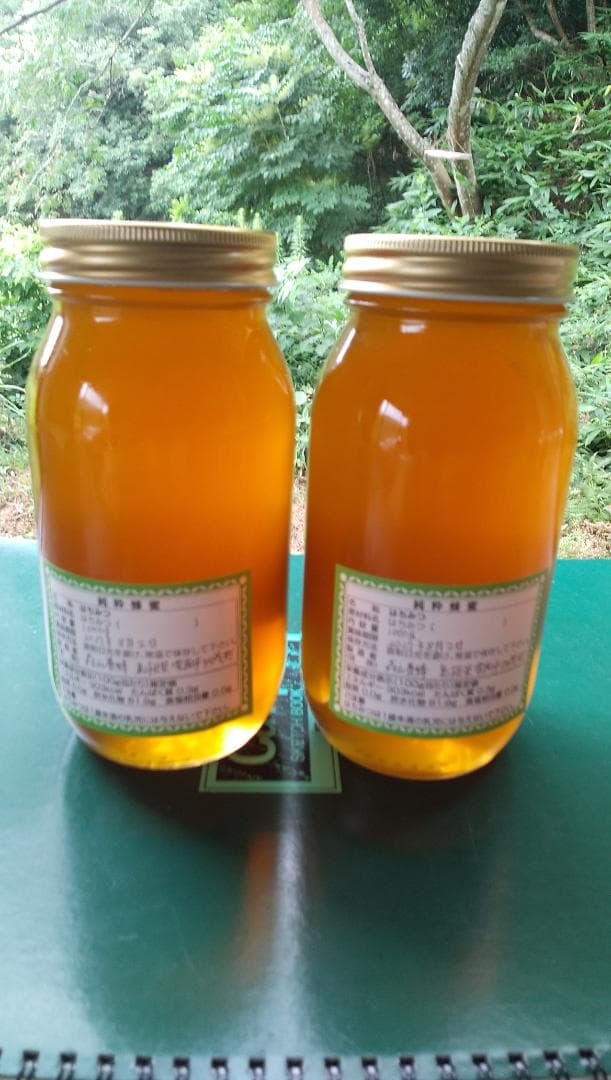 日本ミツバチ蜂蜜百花蜜　1000ｇ2本