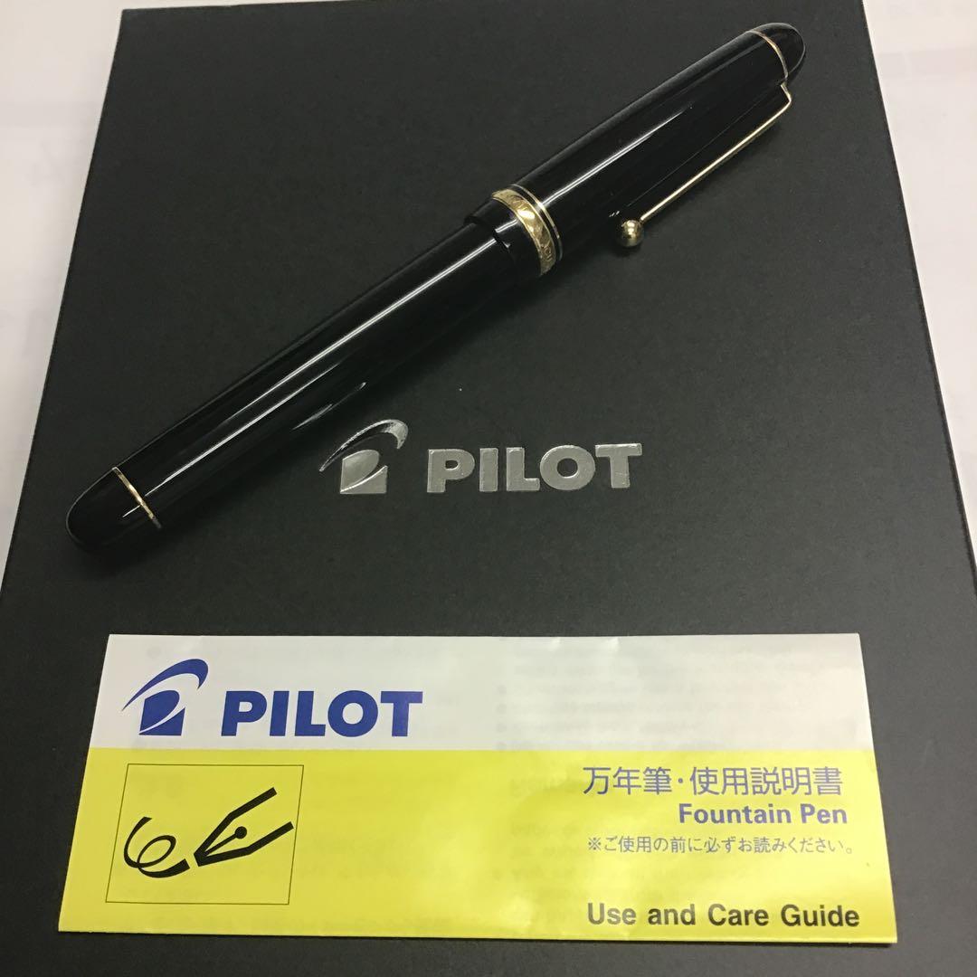 ❣️PILOT パイロット❣️カスタム74万年筆 黒 14金ペン（EF）ケース付き