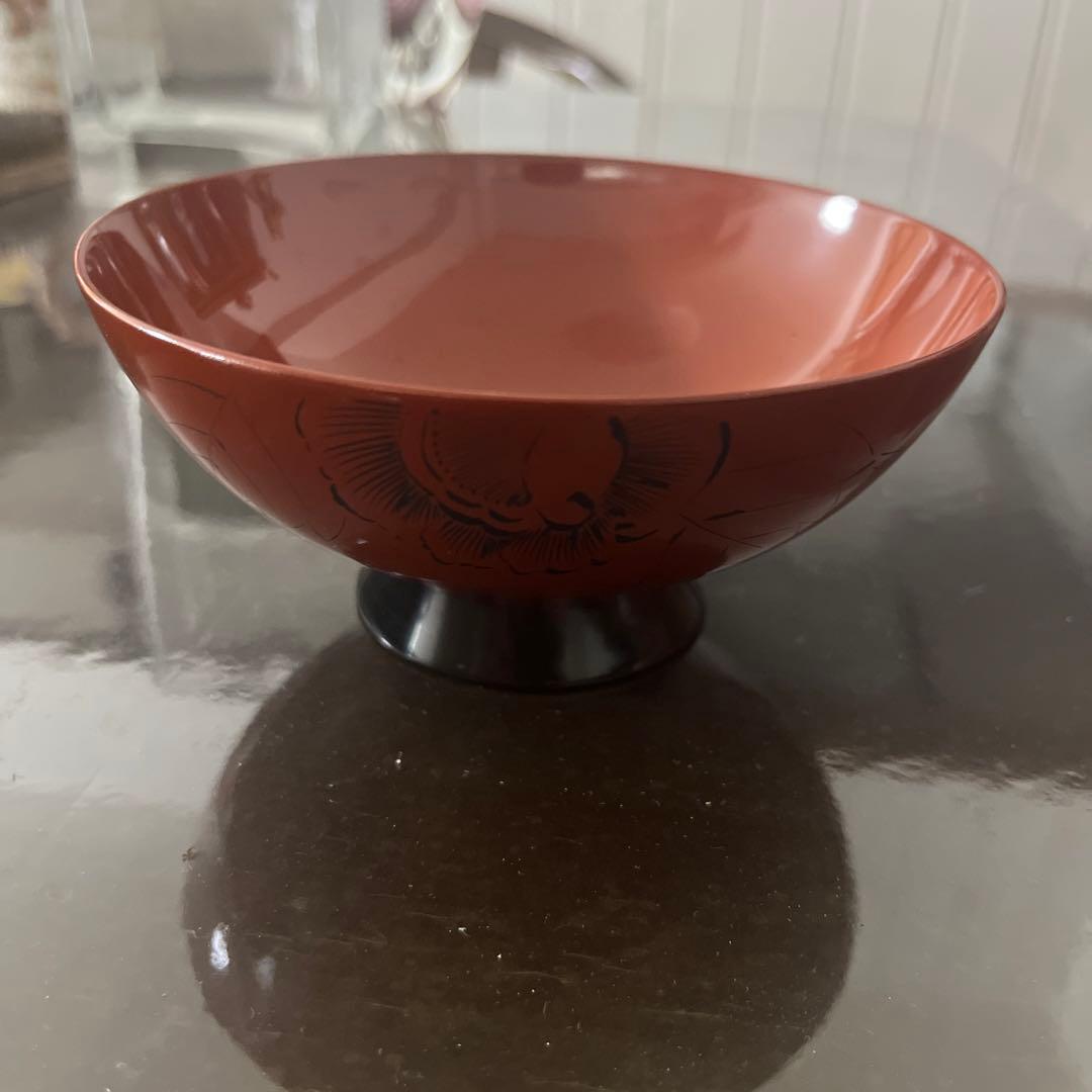 輪島塗蓋付き漆器椀　10客