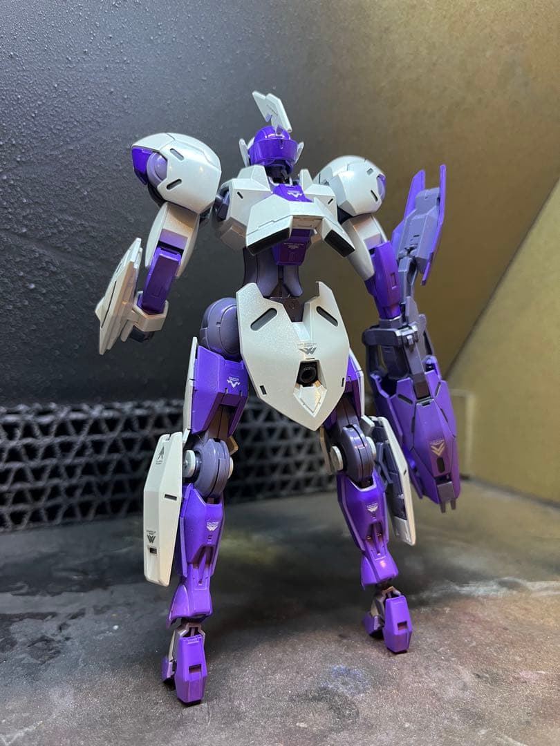 HG 水星の魔女シリーズ 4機体と拡張パーツセット 塗装組立済