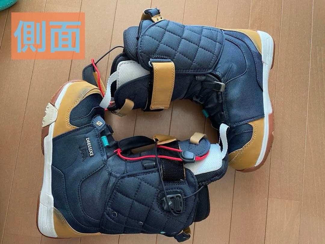 DEELUXEスノーボードブーツ23cm LalaRAYデニムサーモインナー付