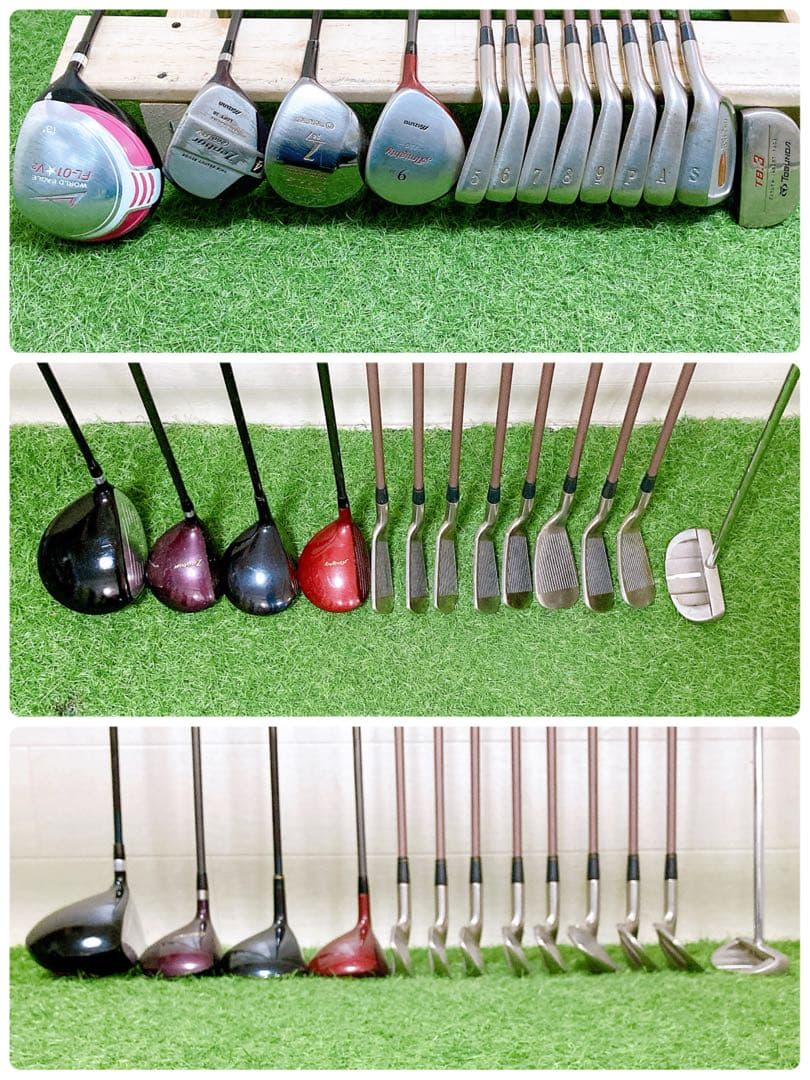 9.初心者オススメ　ゴルフクラブ　レディースセット　右利き　FLEX L