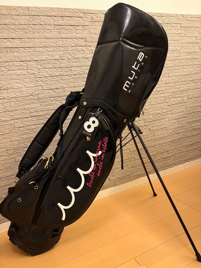 【カズJ】muta ブラック ゴルフバッグ
