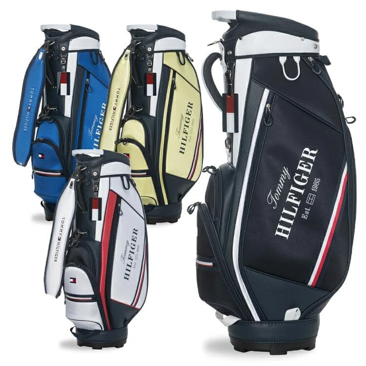 新品 トミーヒルフィガーゴルフ キャディバッグ THMG5SC5 ブルー