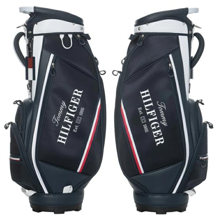 新品 トミーヒルフィガーゴルフ キャディバッグ THMG5SC5 ブルー