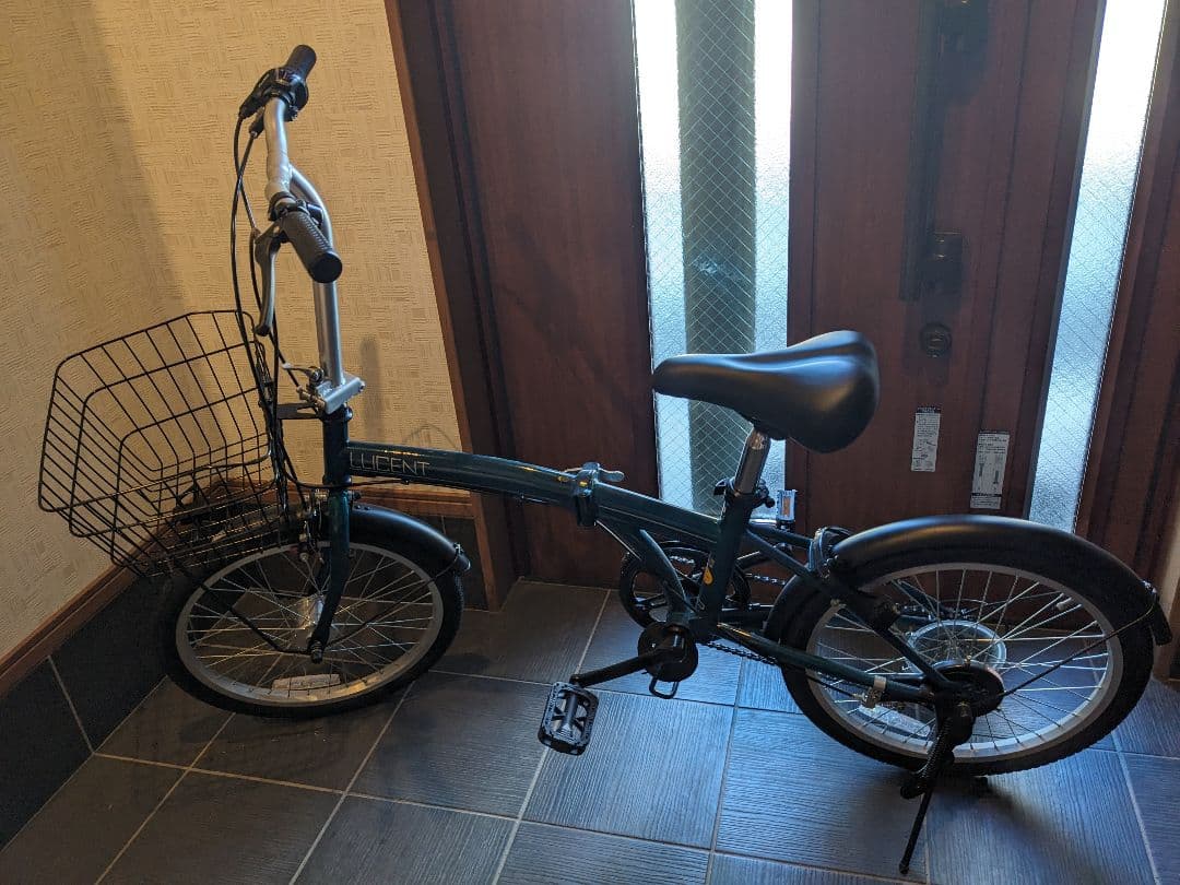 LUCENT 折りたたみ自転車 ブルーグリーン