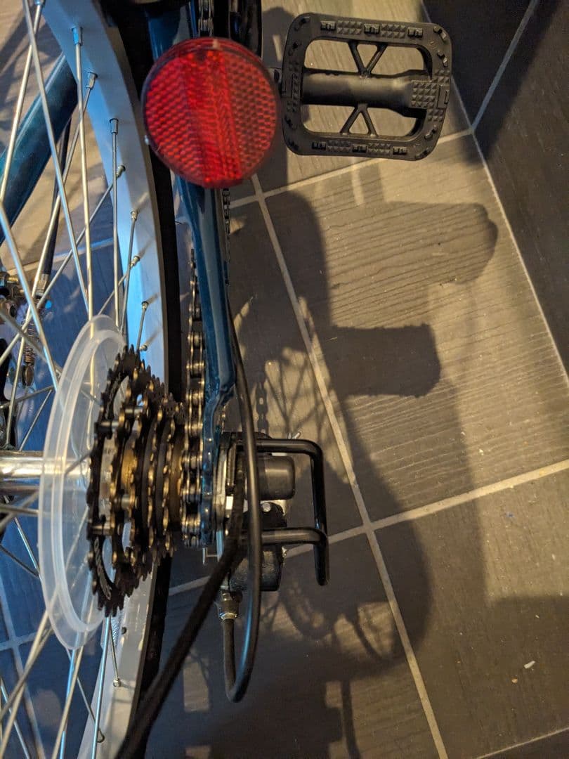 LUCENT 折りたたみ自転車 ブルーグリーン