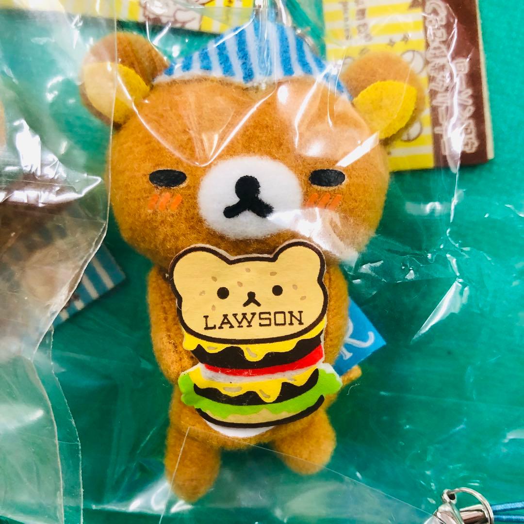 タグ付きレア★2012年製 リラックマ ローソン限定ぬいぐるみ携帯クリーナー5個