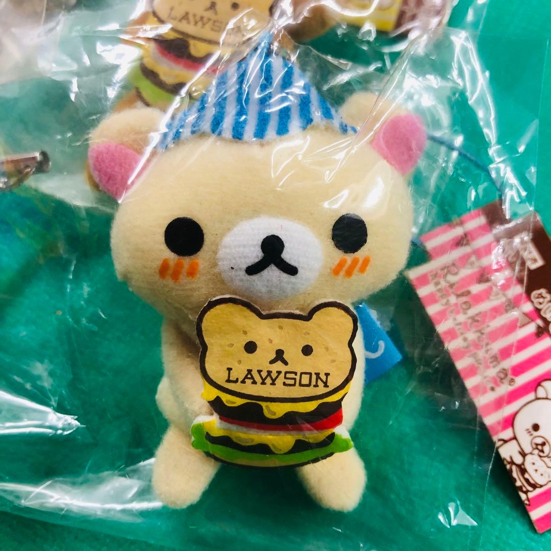 タグ付きレア★2012年製 リラックマ ローソン限定ぬいぐるみ携帯クリーナー5個
