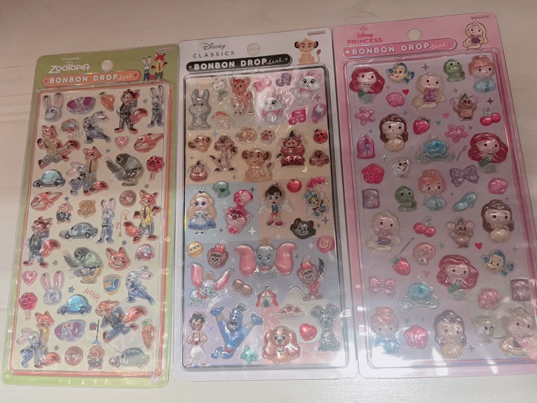正規品　ボンボンドロップシールdisney