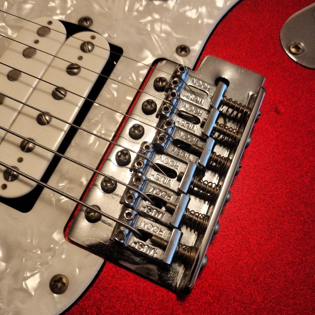 中古エレキギター　mushroom　ストラトキャスター レッド