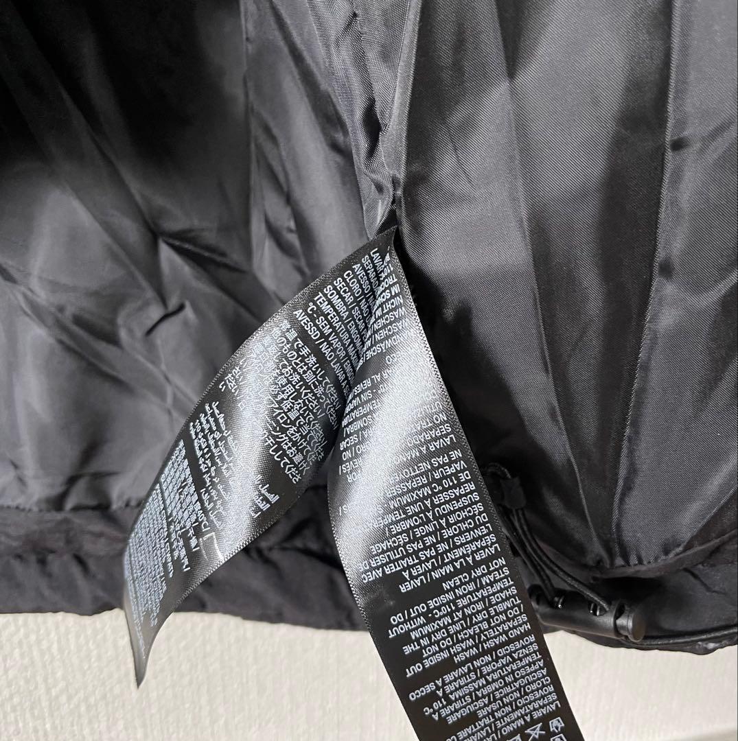 balenciaga サッカー ベンチコート 黒/白 XLサイズ