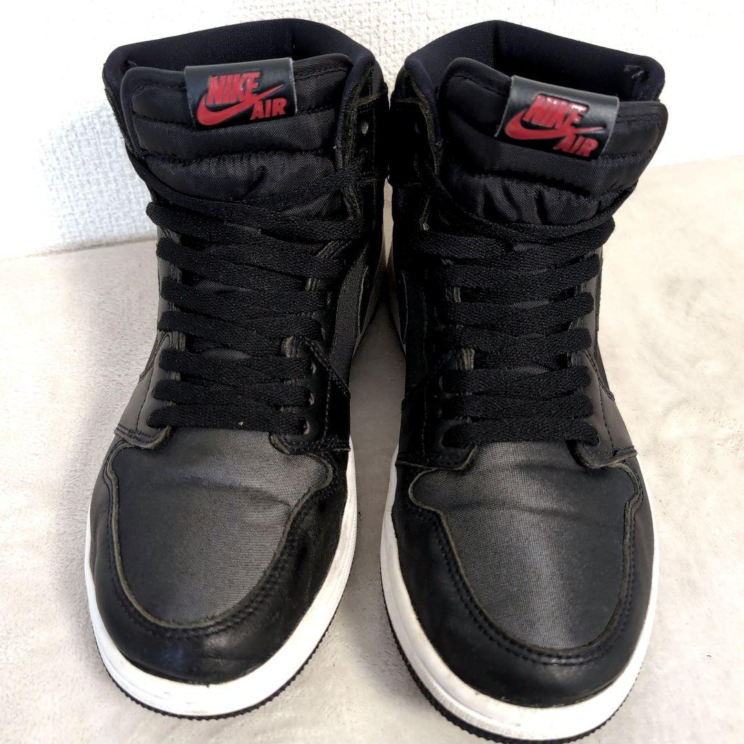 ef6 ナイキ エアジョーダン 黒×赤 ハイカットシューズ 27.5cm