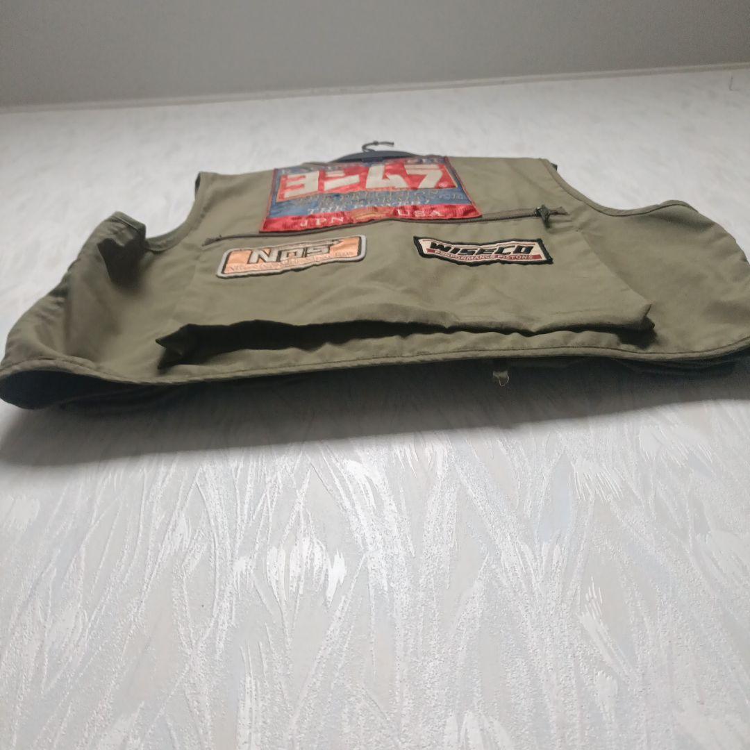 ​【激レア】HOUSTON フィッシングベスト ヨシムラ NOS バイカー L