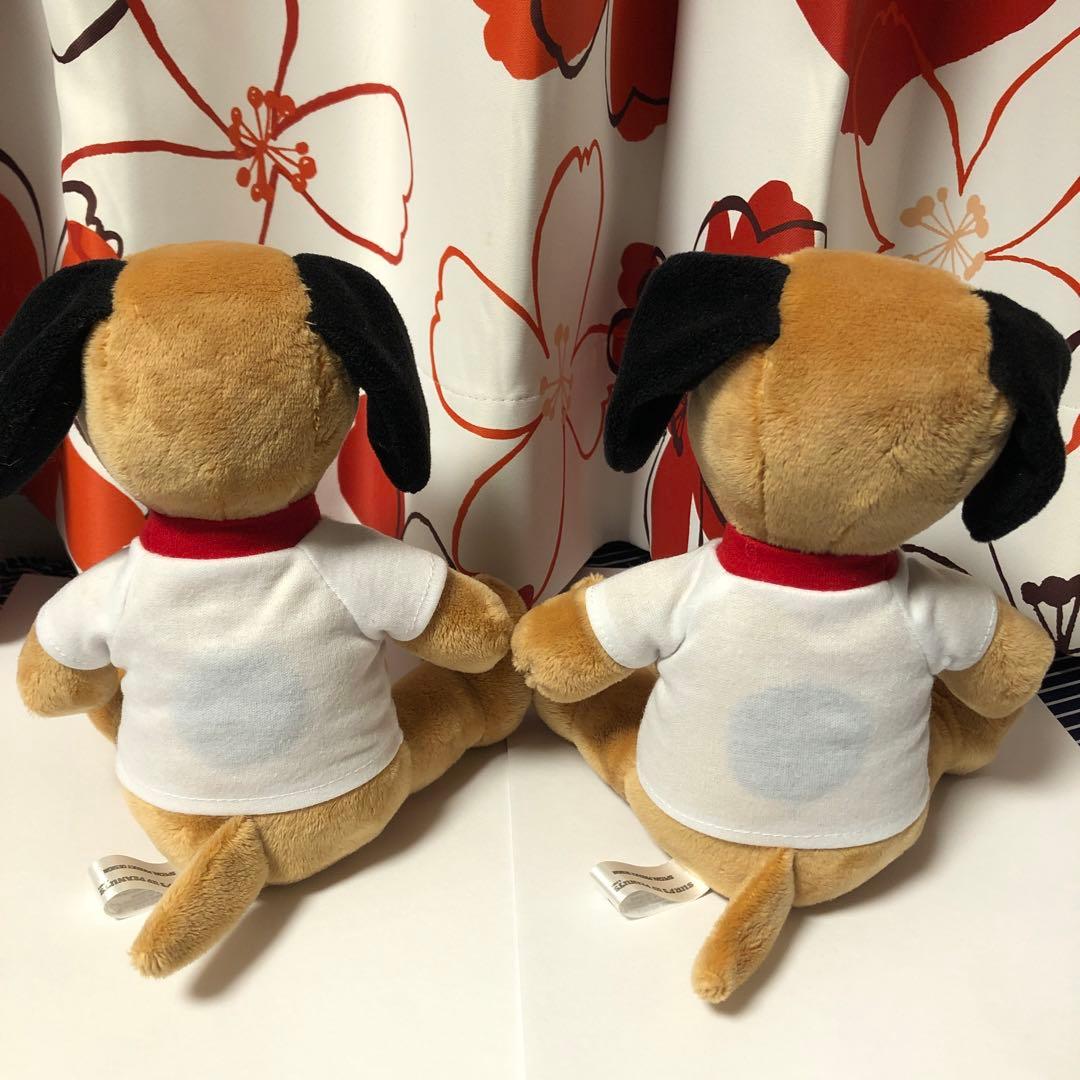 moni スヌーピー　日焼けスヌーピー ぬいぐるみ　ハワイ限定　2個セット　モニ