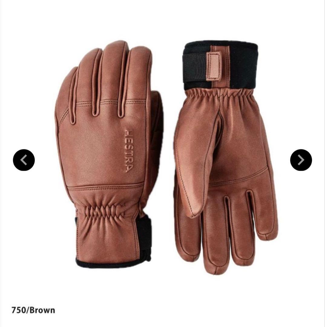 新品未使用品　HESTRA Omni サイズ7 BROWN タグ付送料込み