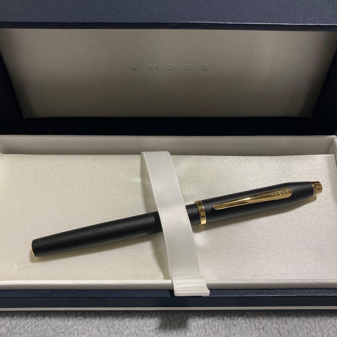 値下げ！CROSS万年筆 センチュリーII ブラックラッカー N419-1