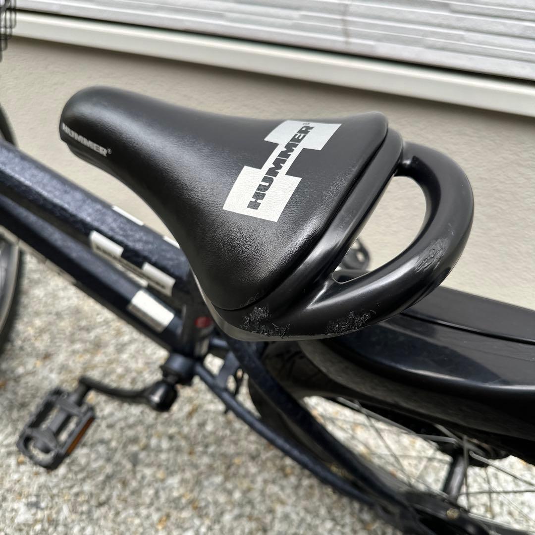 HUMMER 子供用 自転車 18インチ ミッドナイトブルー 補助輪＆おまけつき