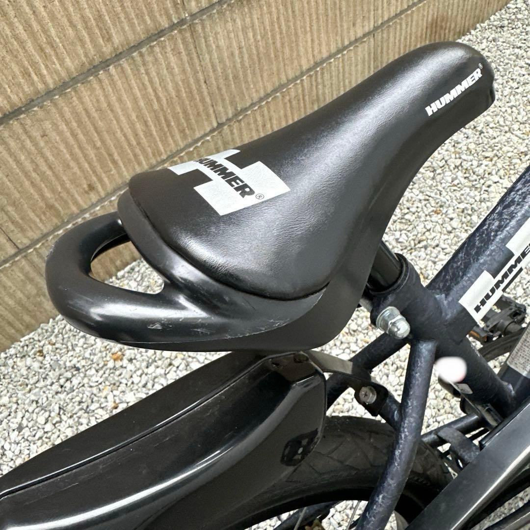 HUMMER 子供用 自転車 18インチ ミッドナイトブルー 補助輪＆おまけつき