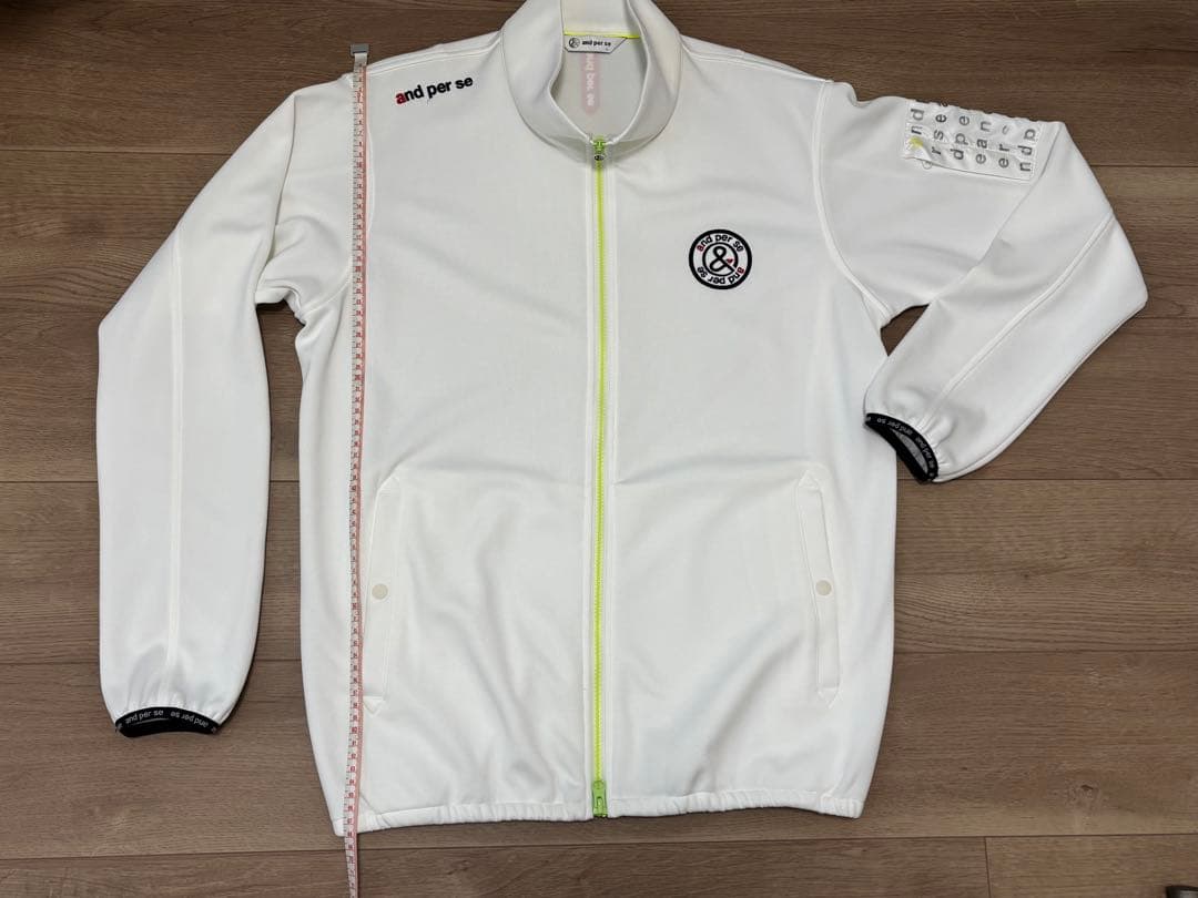 and per se ホワイト ジャケット L