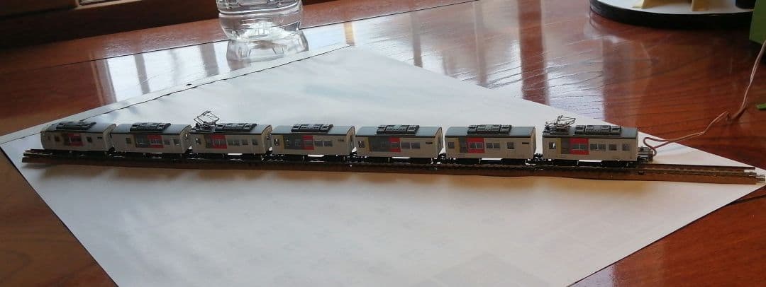 バンダイ動力N化Bトレショーティー特急あかぎ185系7両＋E501系クハのセット