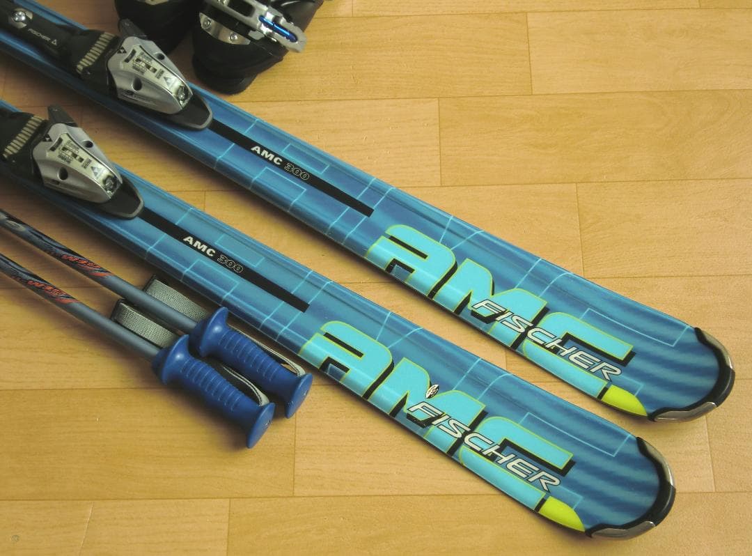 ■■送料無料■FISCHER■メンズスキーセット■板150靴25.5■メンテ付■